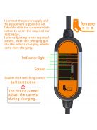 feyree elektromos autó hordozható töltő 3,5kW 5m Type2